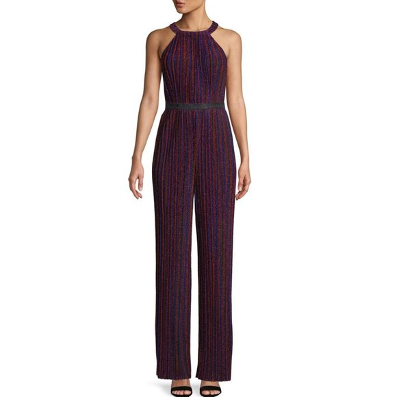 BCBGMaxAzria Pants - BCBG MAX AZRIA (NWT) Striped Wide Leg Jumpsuit